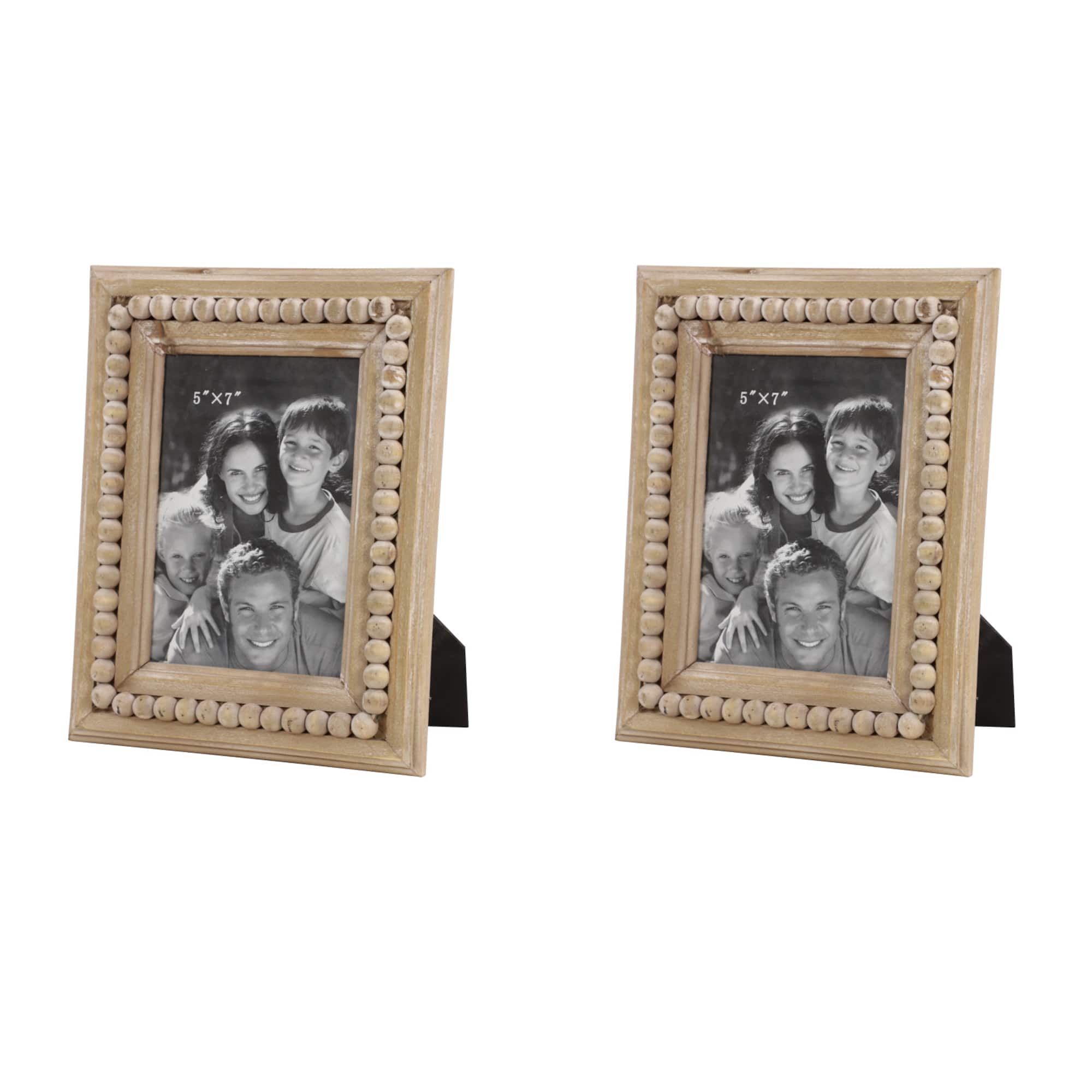 2 Pack Light Brown Wood 5" x 7" Frame